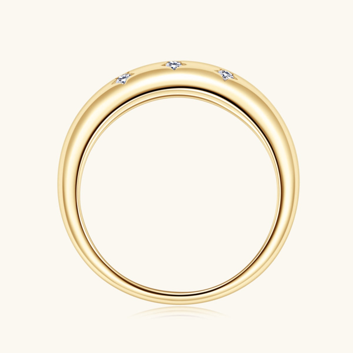 Pure Sterling Silver Inlaid Sparkala™ Star Ring