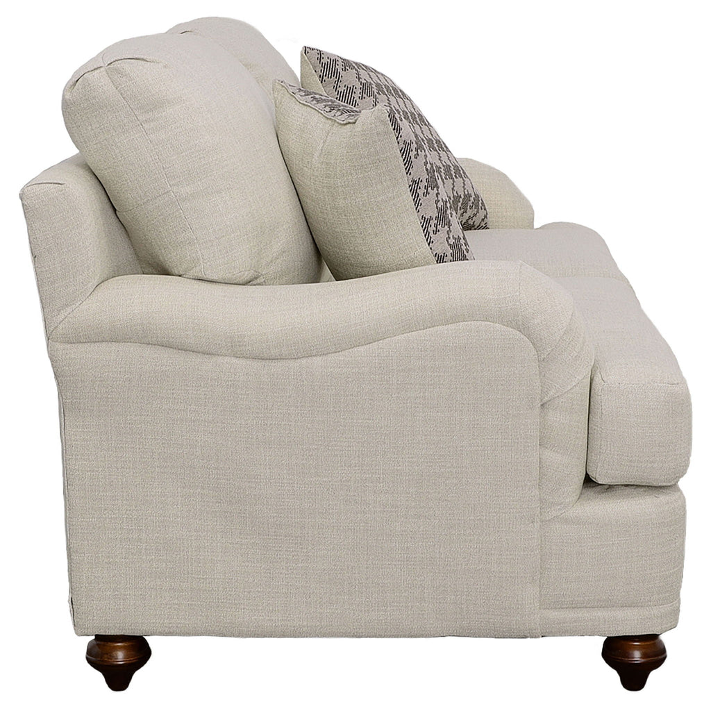 Anderson - 2 Piece Cushion Back Living Room Set - Gray