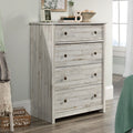 River Ranch 4-Drawer Dresser Dresser, White Plank Finish