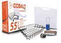 Accessory Kit Cobalt - Divider/Cutting Board, Basket, Lock, Light, & Plug for 55 Quart Cobalt Coolers