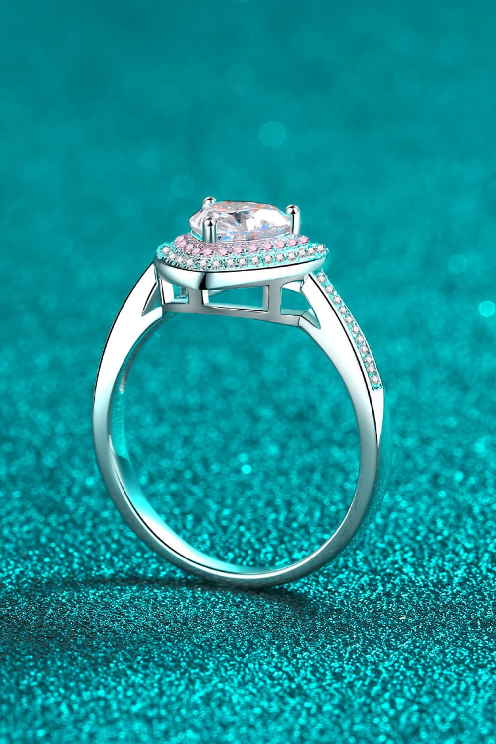 1 Carat Sparkala™ Two Tone Heart (Rhodium over Sterling Silver)
