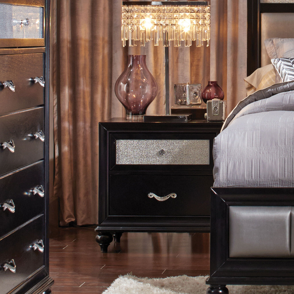 Wilton - 2 Drawer Nightstand - Black