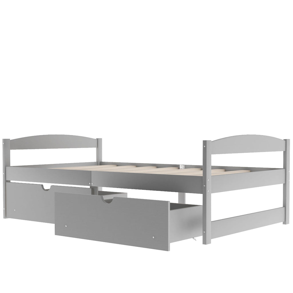 Platform Bed With 2 Drawers