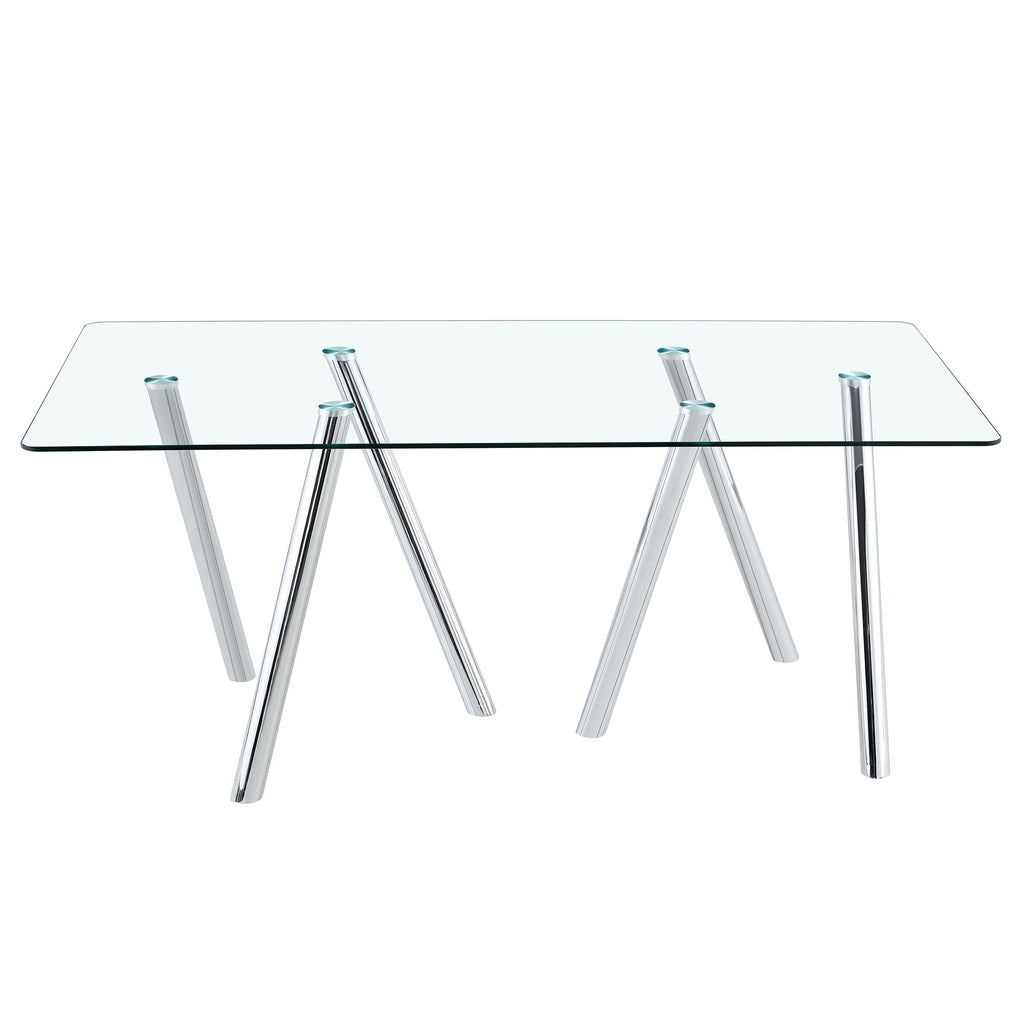Dining Table With Transparent Surface