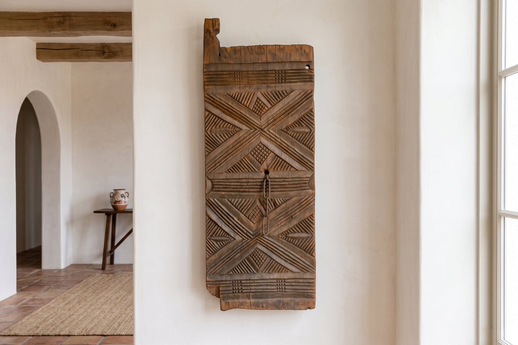 Finely Carved Antique Gurunsi Door