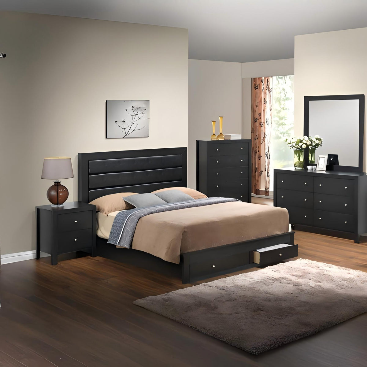 Elegant Storage Bed For Cozy Spaces