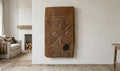1920's Bwa Gurunsi Geometric Carved Door (Trade)