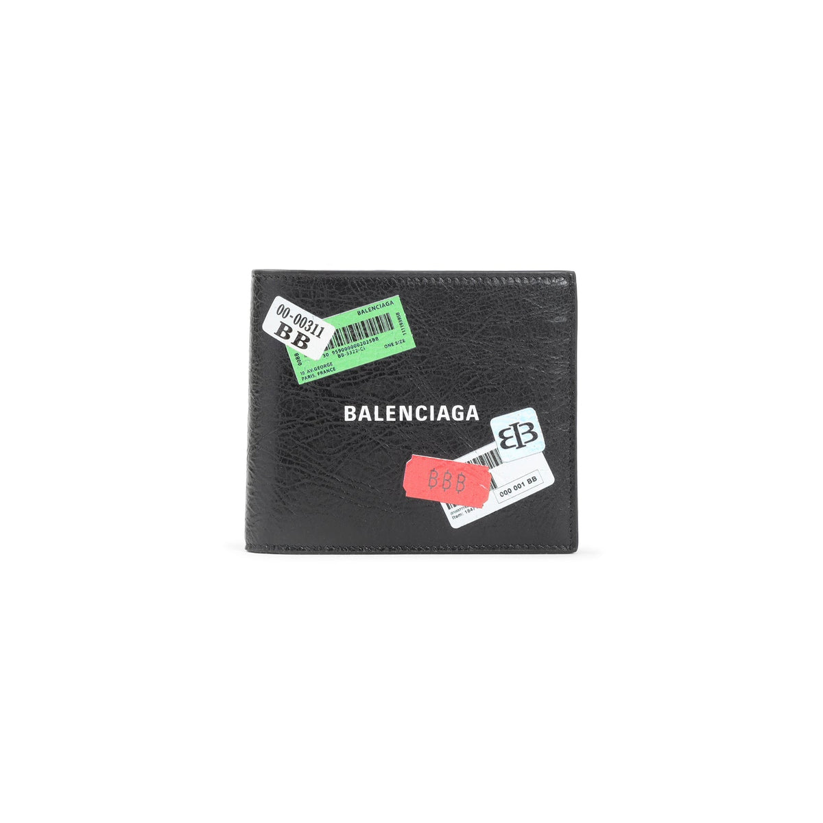 BALENCIAGA Men's Mini Square Fold Wallet