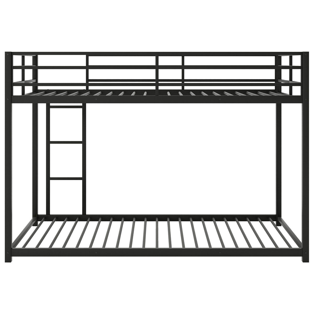 Metal Bunk Bed, Low Bunk Bed With Ladder