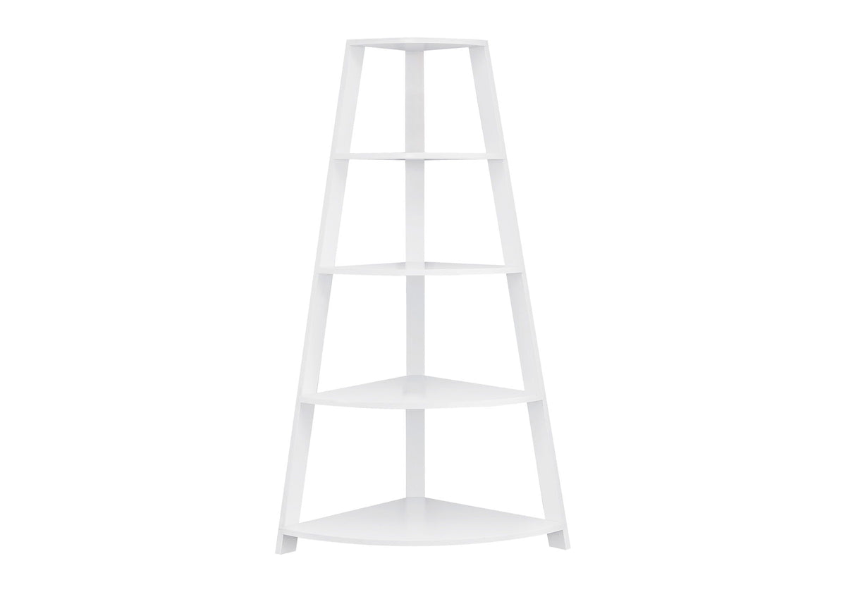 4-Tier Corner Bookshelf, Modern & Contemporary Style