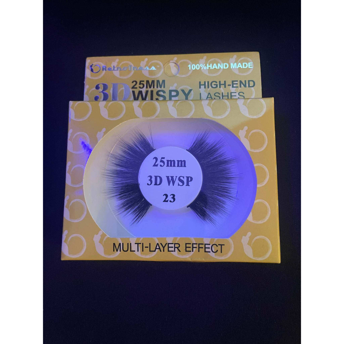 RetroTress 3D 25mm Wispy High-End Lashes Mink Matte 100% HAND MADE Eyelashes Bulk