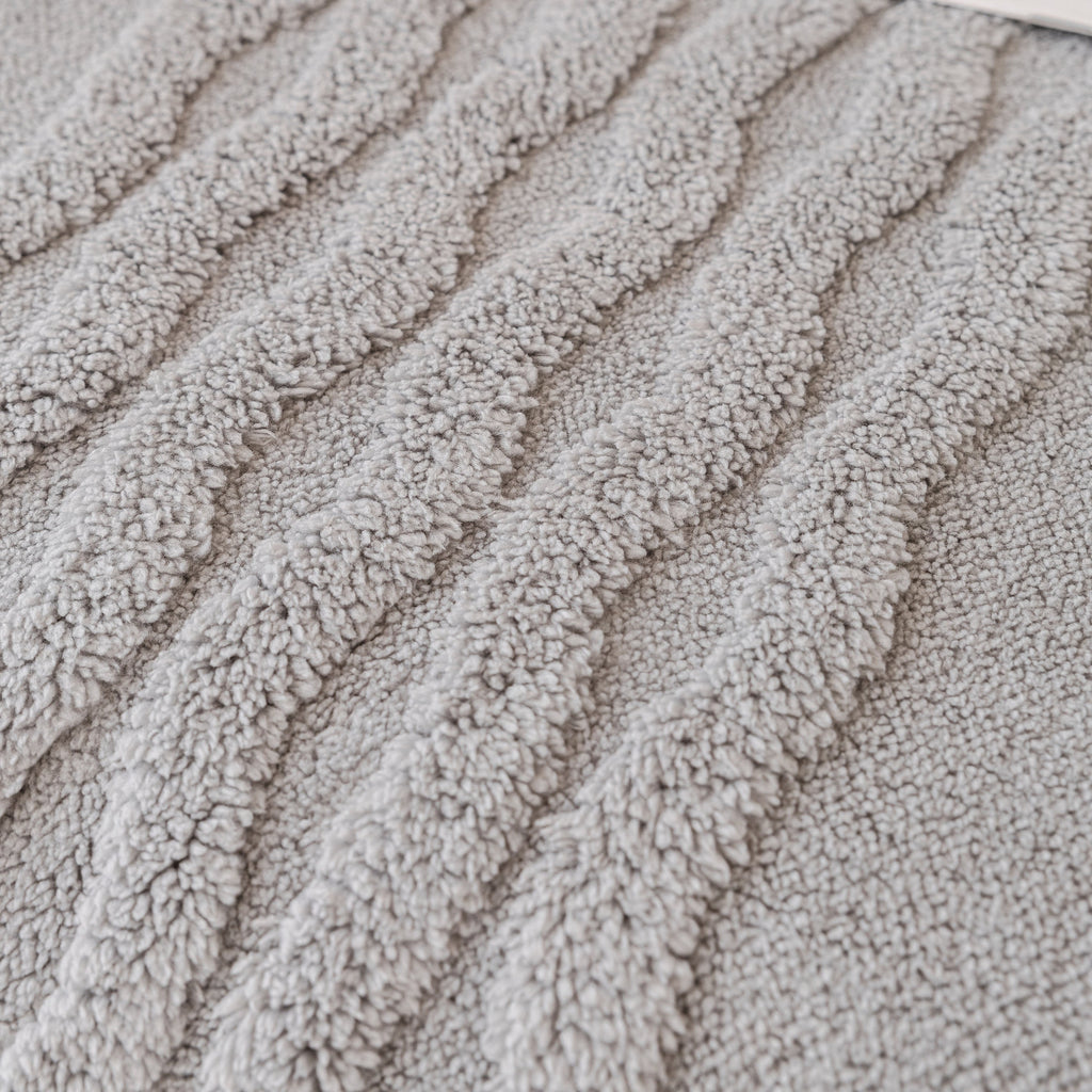 Modern 3D Water Ripple Sofa Cover, Non-Shedding Cream Style Furniture Protector Throw