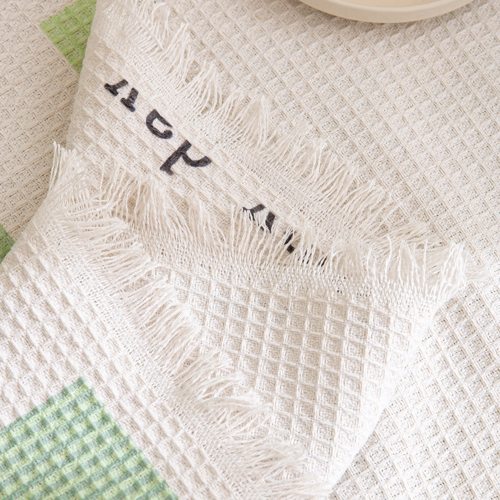 Chenille Sofa Cover Throw, Smile Couch Cover Blanket Throws for Couches, Soft Sofa Towel