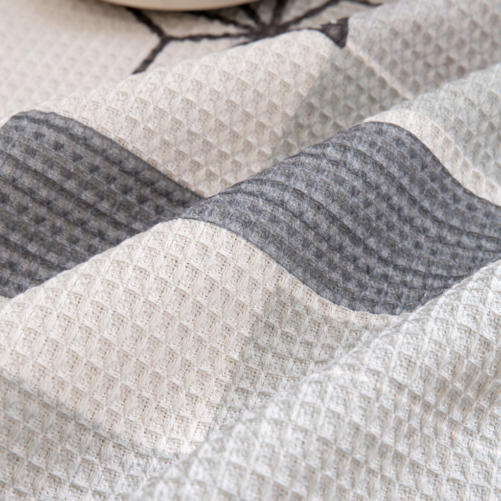 Chenille Sofa Cover Throw, Smile Couch Cover Blanket Throws for Couches, Soft Sofa Towel