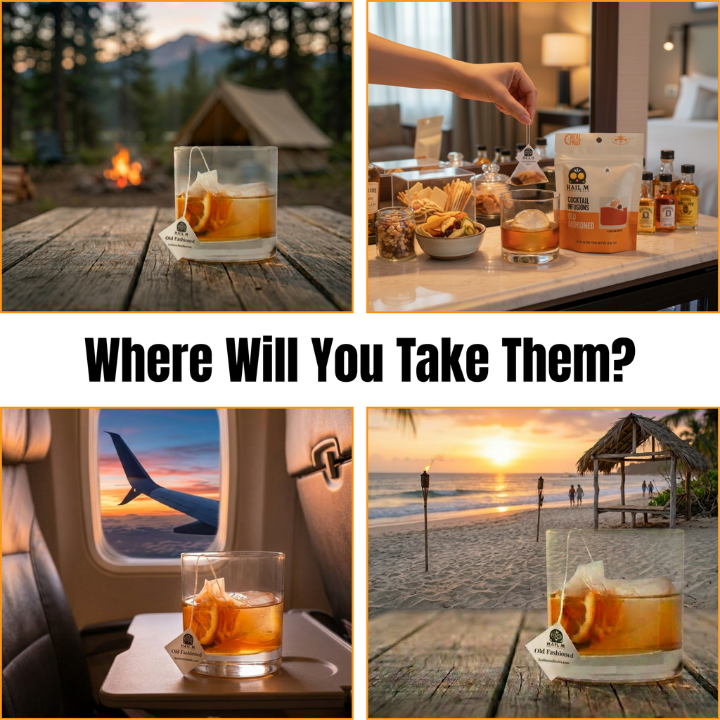 Old Fashioned – Travel Cocktail Infusion - Flavor Sampler