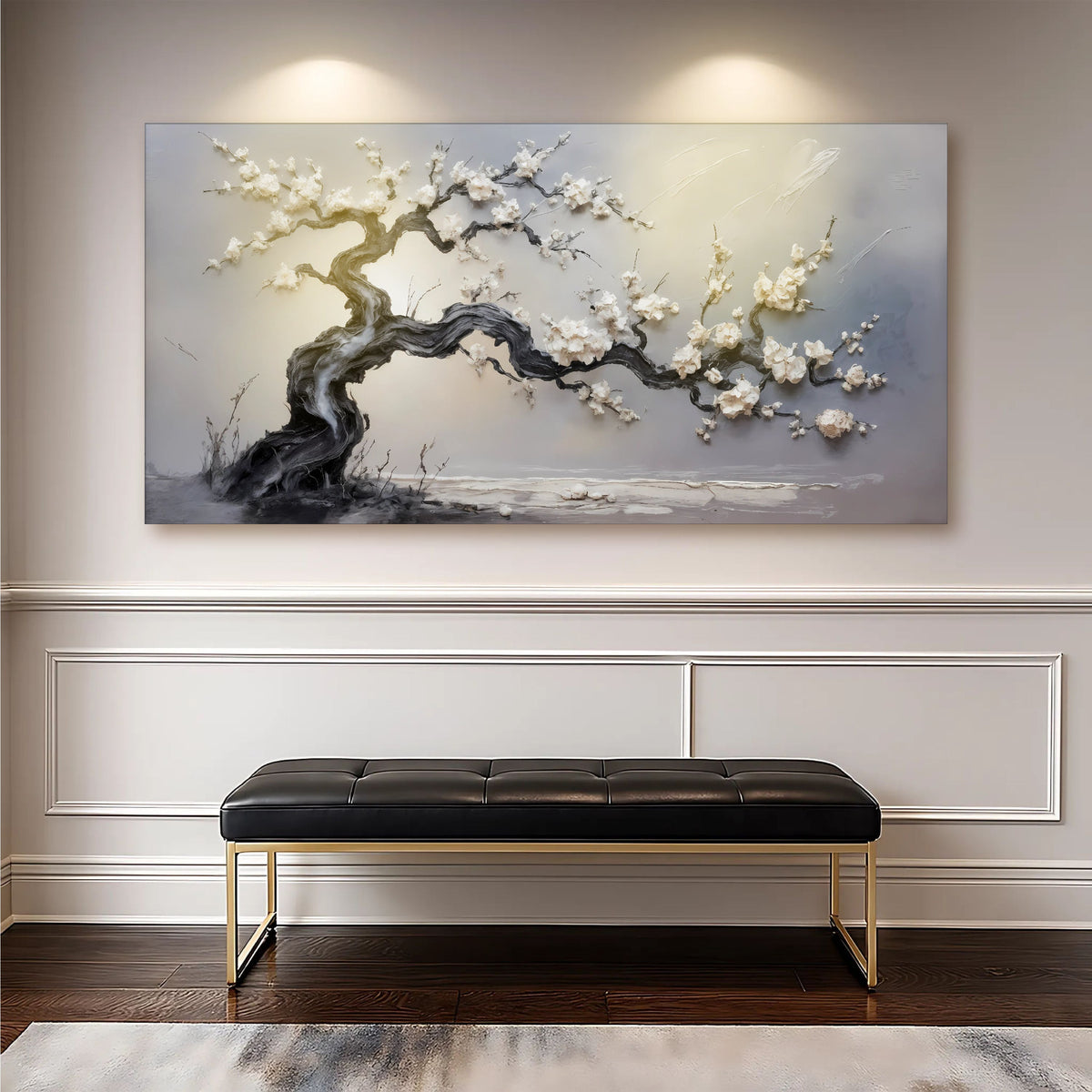 White Blossom Wall Art