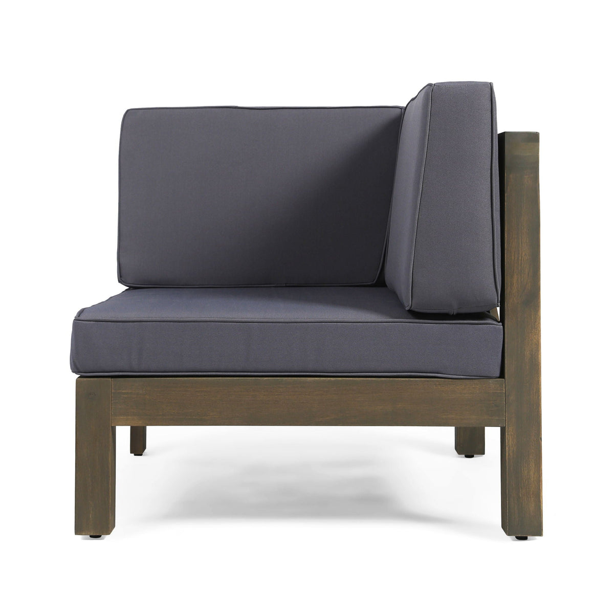 Brava X-Back 2 Seater Sectional Loveseat with Coffee Table