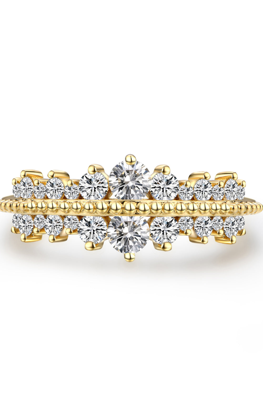 Sparkala™ Pure 18K Gold Plated Pure Sterling Silver Ring