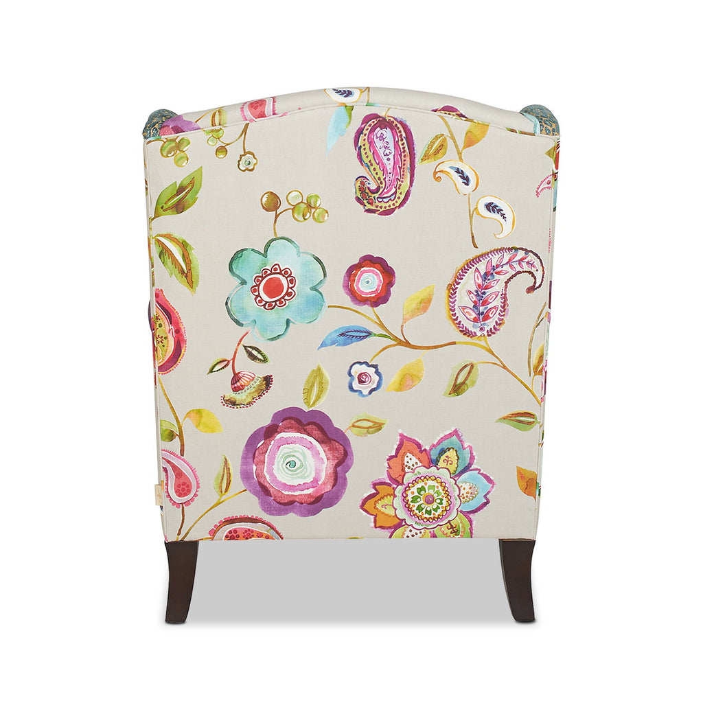 Anya - Boho Chic Wingback Accent Arm Chair