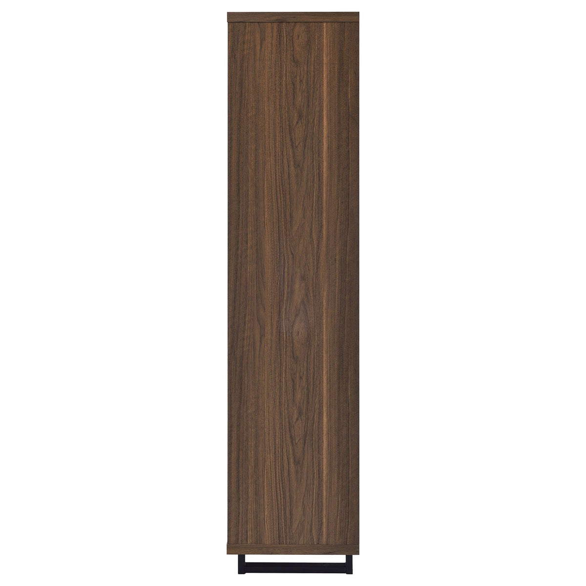 Rodger - 3 Shelf Cabinet Bookcase - Walnut