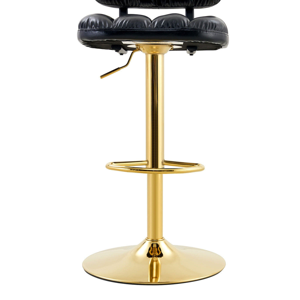 Adjustable Height Bar Stools & Footrest For Kitchen Island (Set of 2)