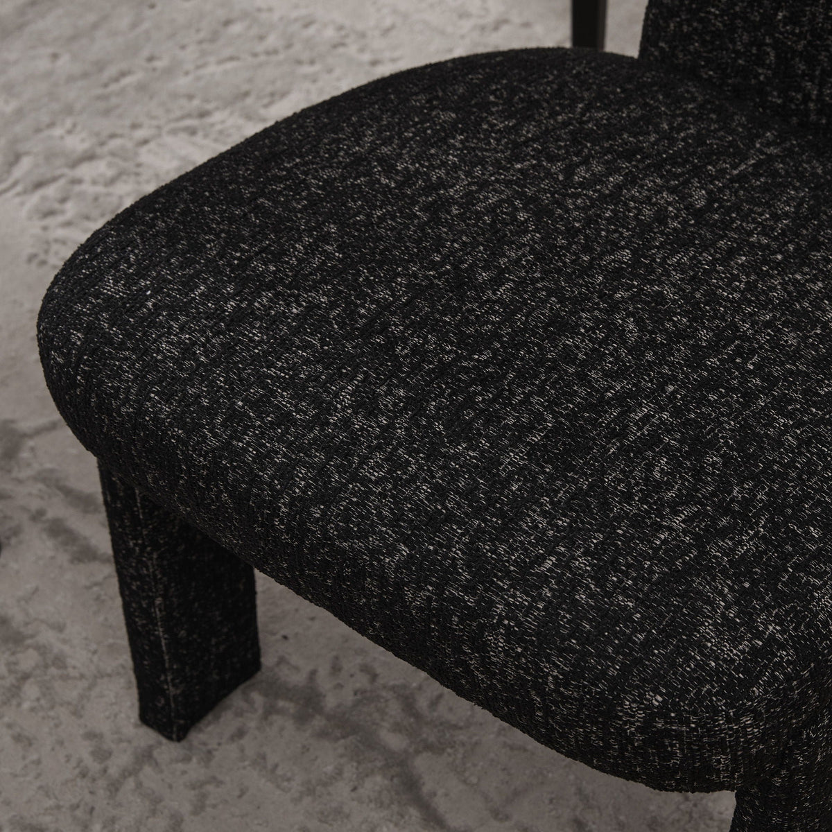 Armless Curved Back Accent Chairs