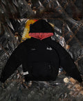 American Dark-style Embroidered Loose-fitting Unisex Hoodie