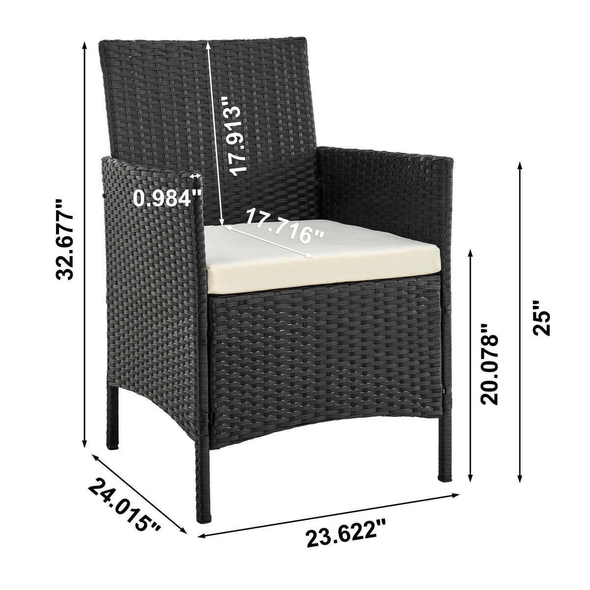 Imperia - 3 Piece Outdoor Patio Set