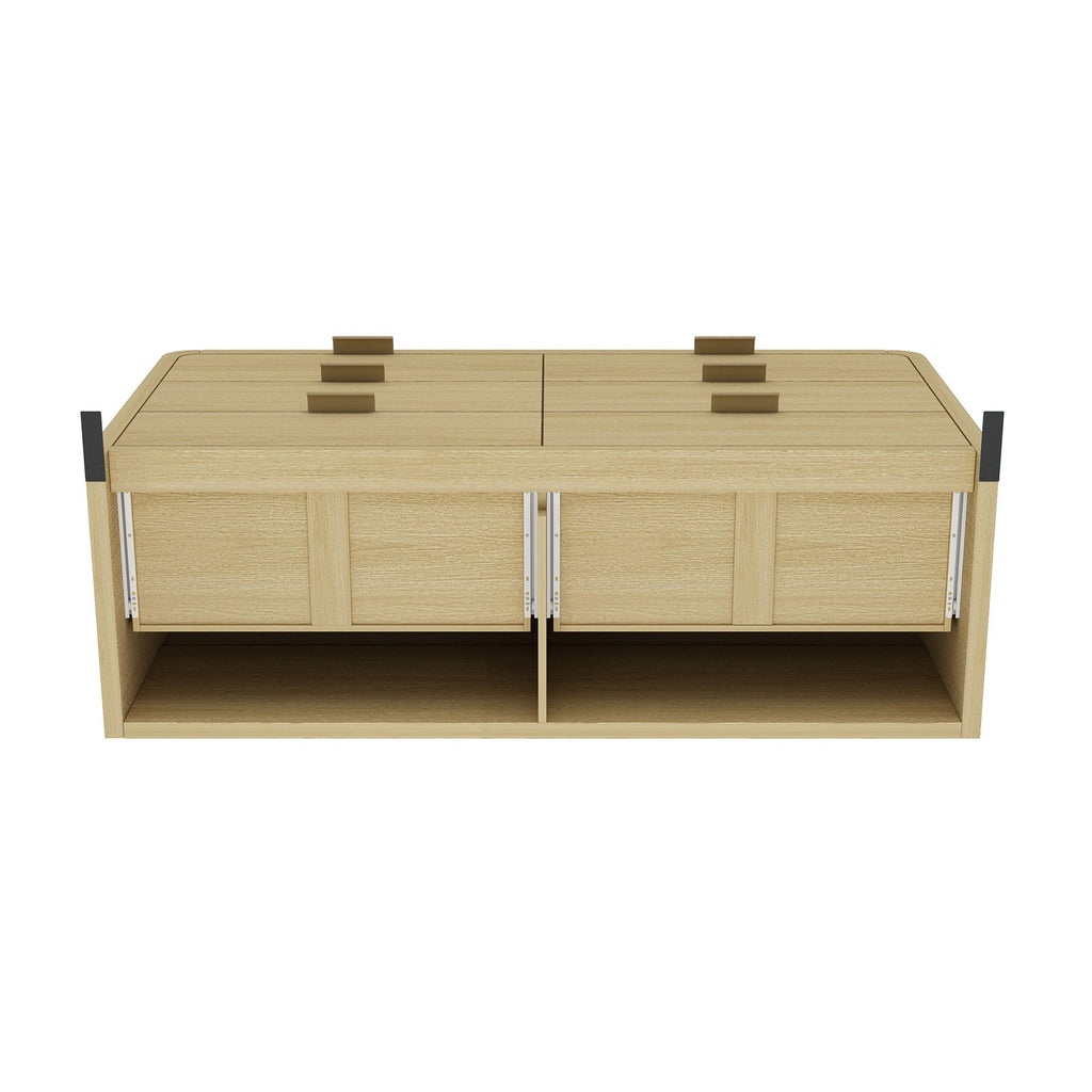 Grace - Double Dresser With 6 Drawers - Oak