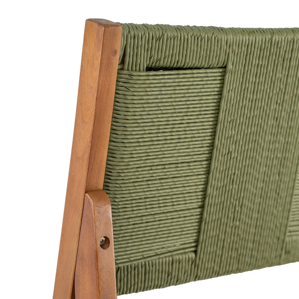4 Pieces Arly Green Outdoor Bar Stool Set