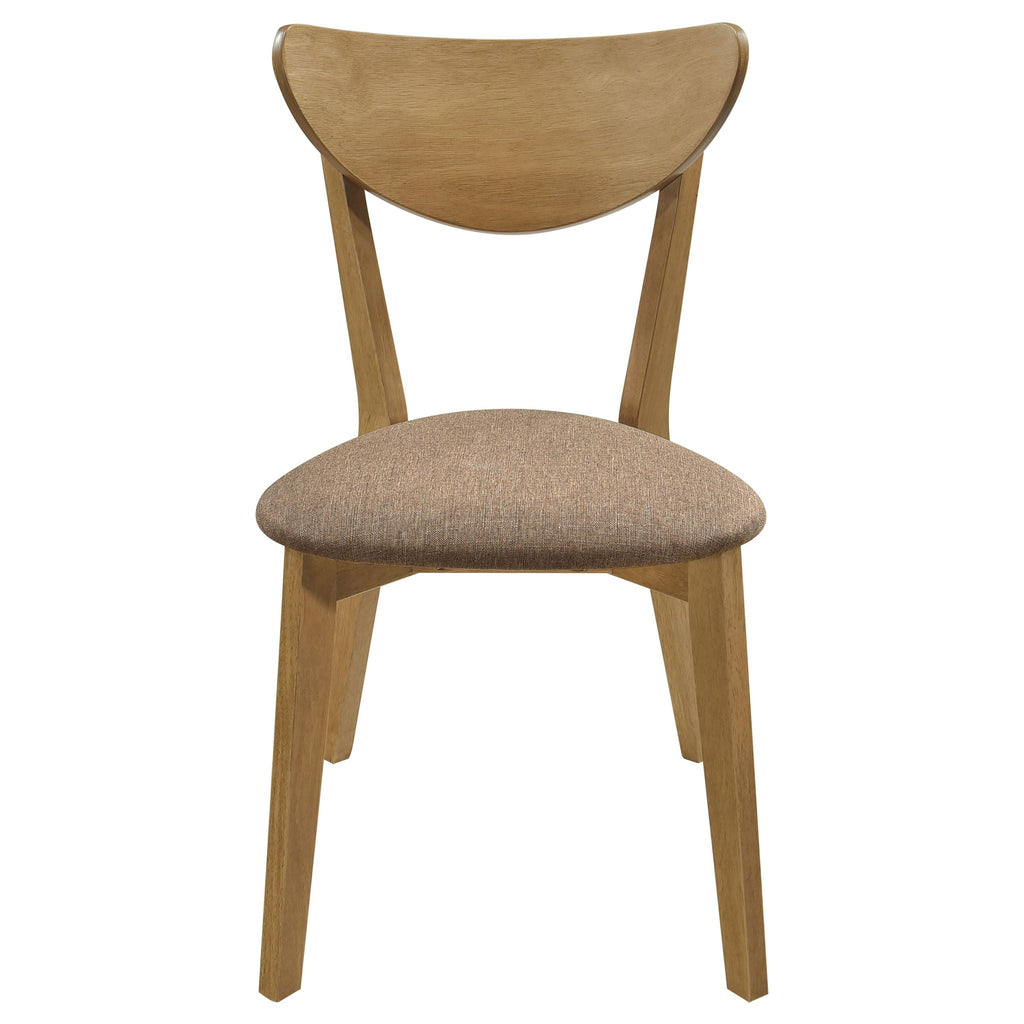 Barlow - 5 Piece Round Dining Set With Chairs - Walnut