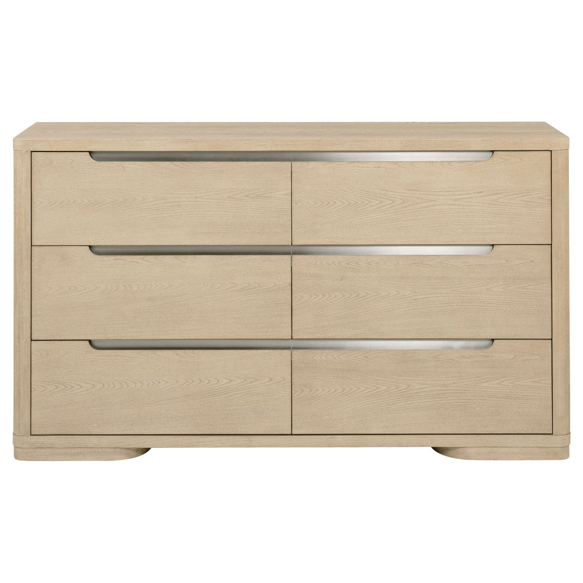Mirador - 6 Drawer Bedroom Dresser - Natural
