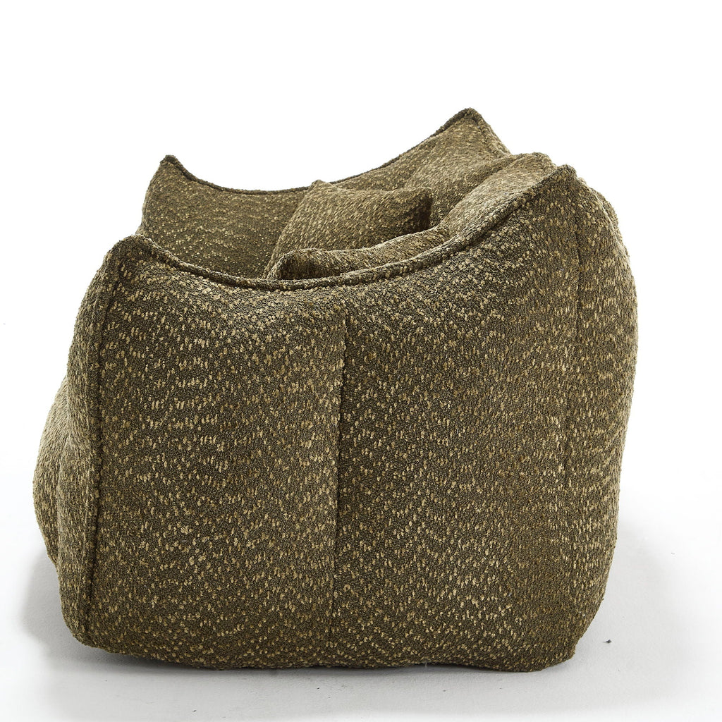 Comfortable Dual Beanbag Chair With High Resilience Foam Core For 2 People