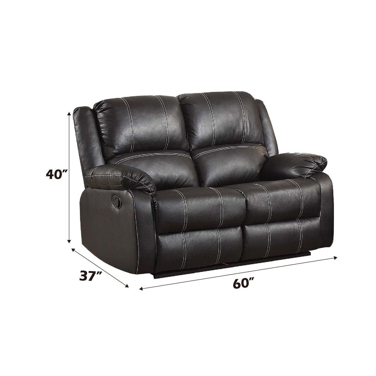 Zuriel Synthetic Recliner Loveseat