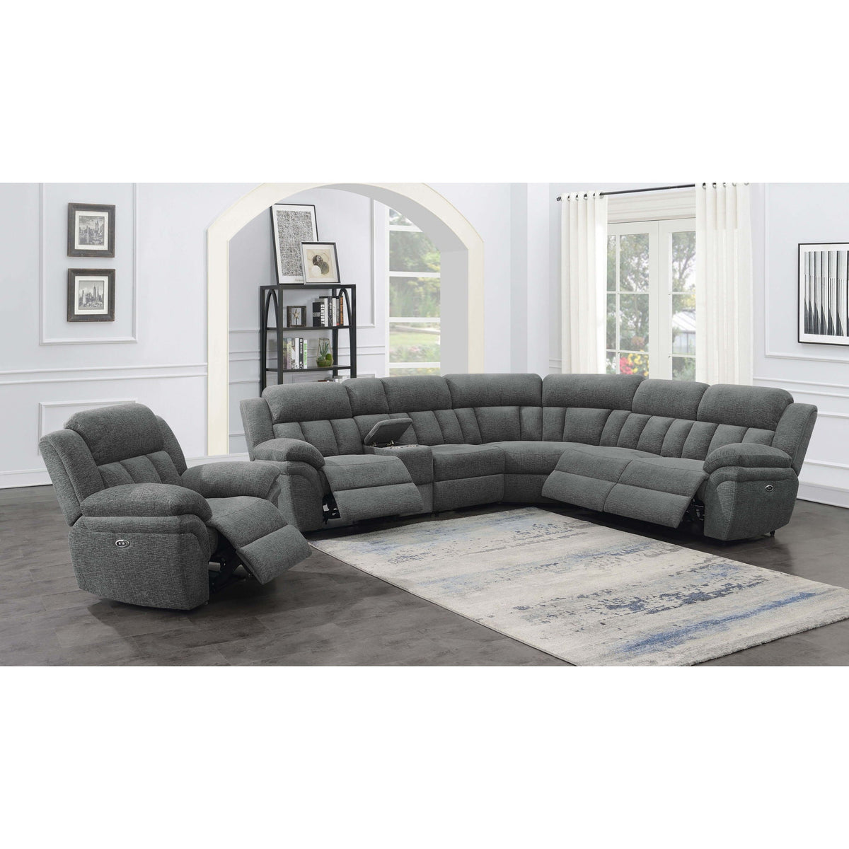 Divine - 6 Piece Reclining Sectional