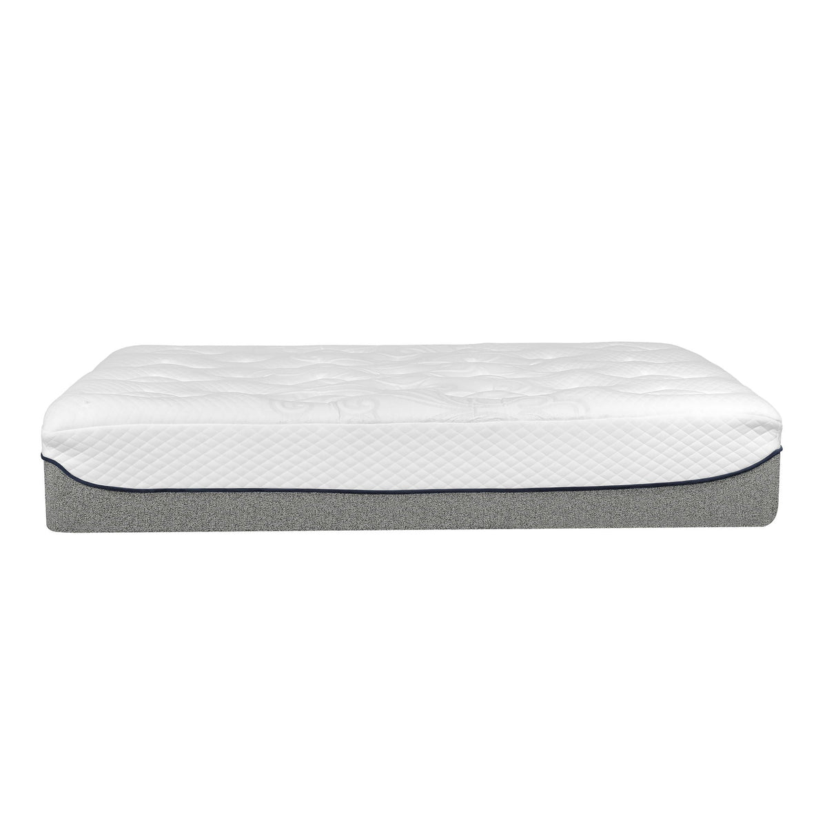 13" Ultra Plush Gel Memory Foam Mattress For Bed With Double Layered Jacquard Cover - Gray / White - King