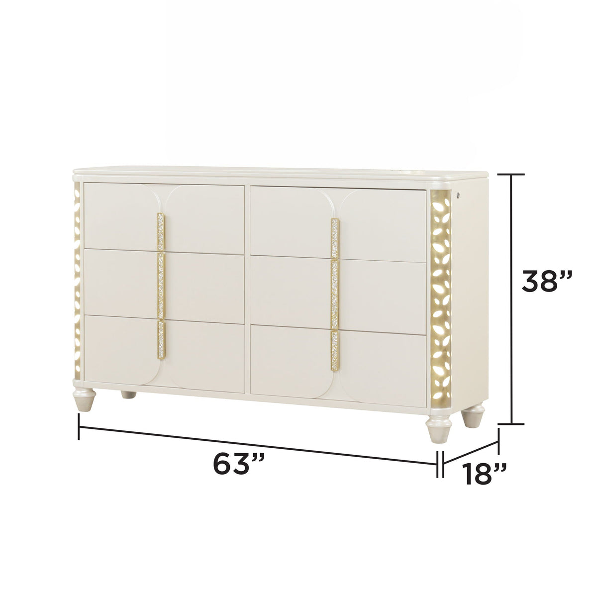 Cinderella - Bedroom Set With LED