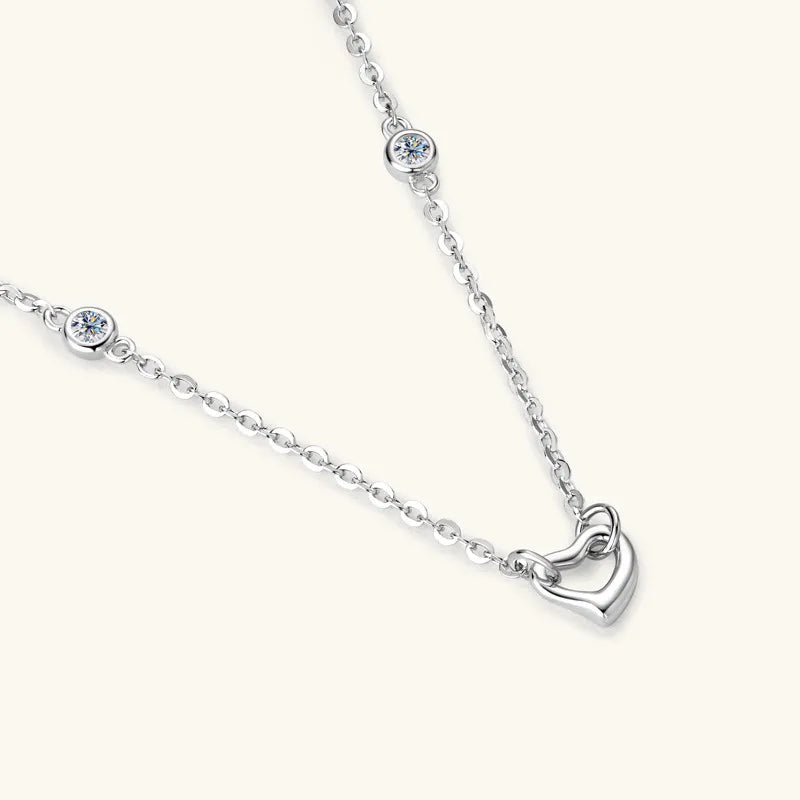 Sparkala™ 925 Sterling Silver Heart Necklace