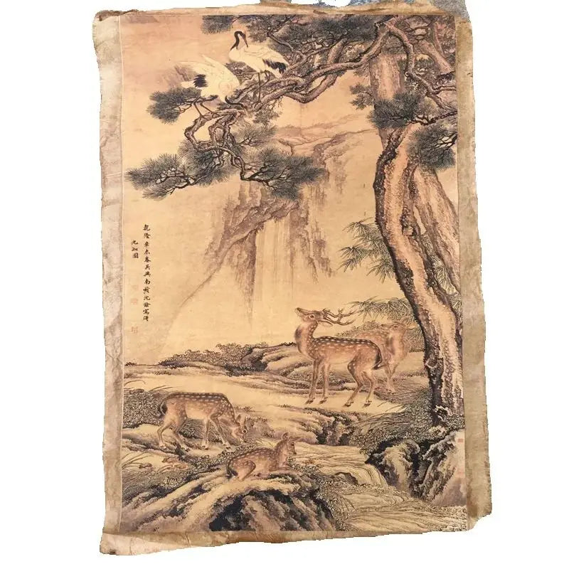 Chinese Rice Paper Scroll – Shen Quan’s “Nine Diagrams” Wall Art Slice