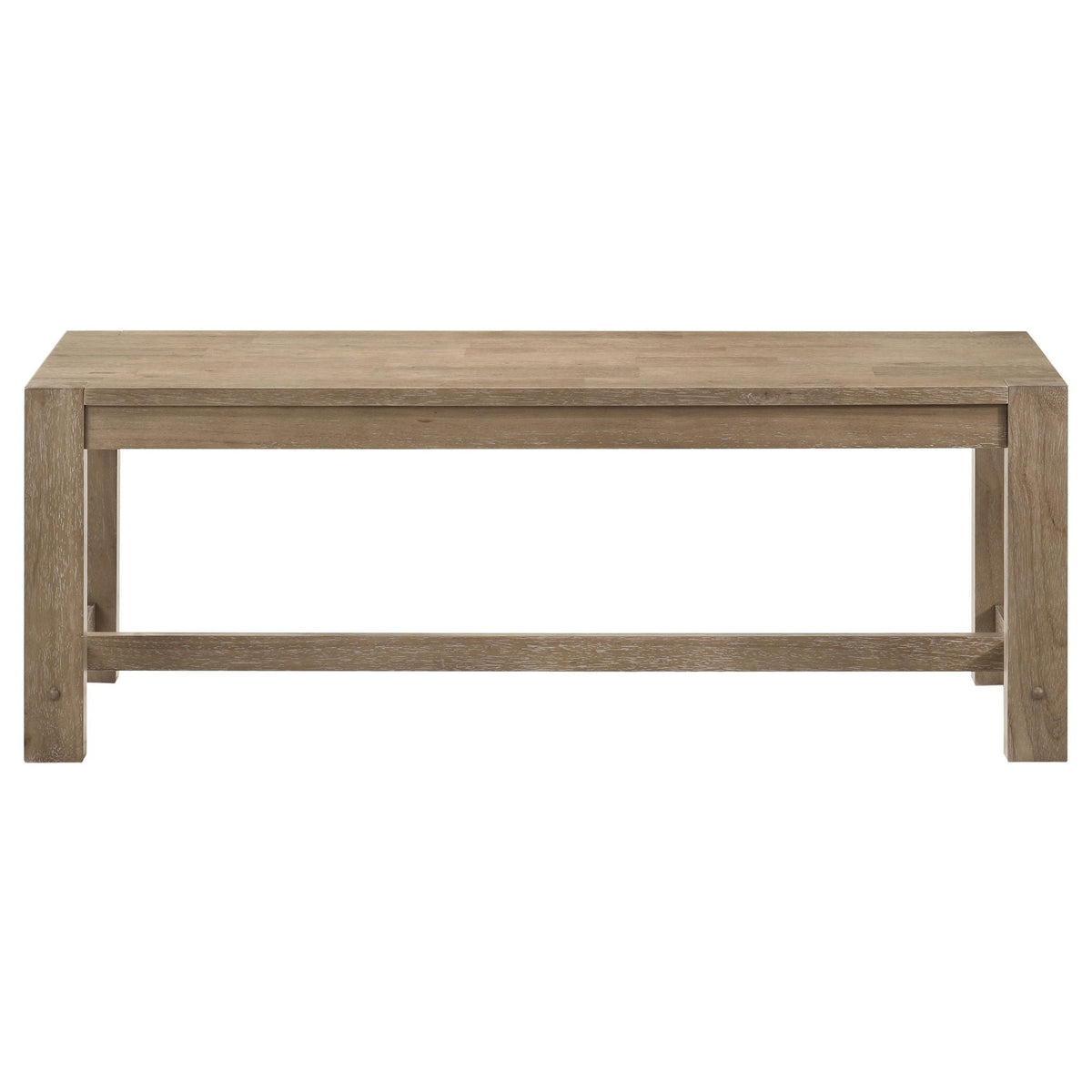 Malvika - Trestle Base Dining Bench - Brown