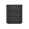 Evelyn - Nightstand With 3 Drawers, Smooth Rounded Edges