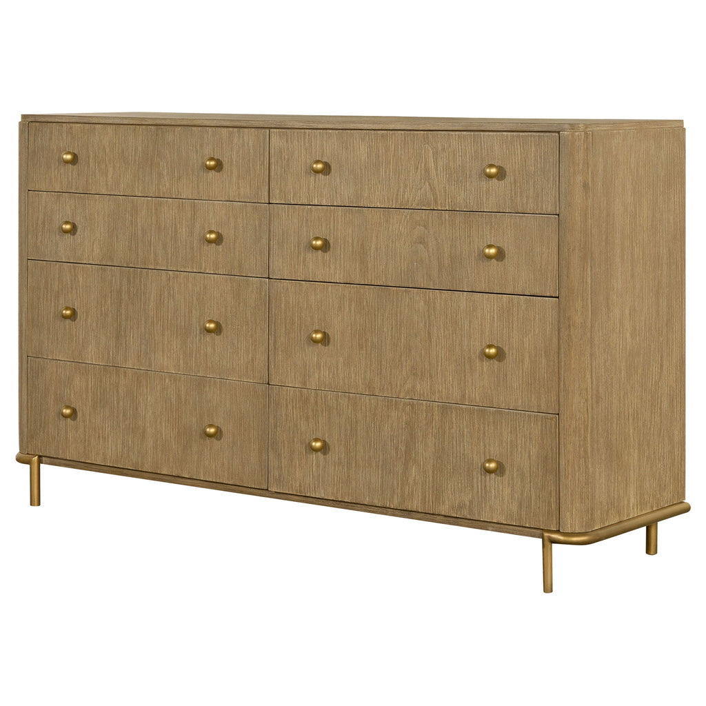 Stevie - Rectangular 8 Dresser - Sand