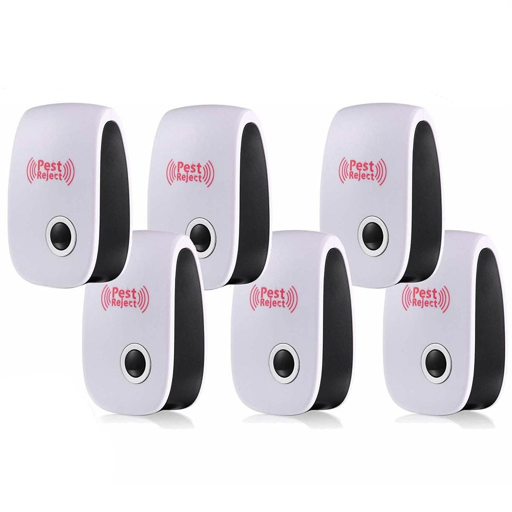 6-Pack: Ultrasonic Plug In Pest Repeller