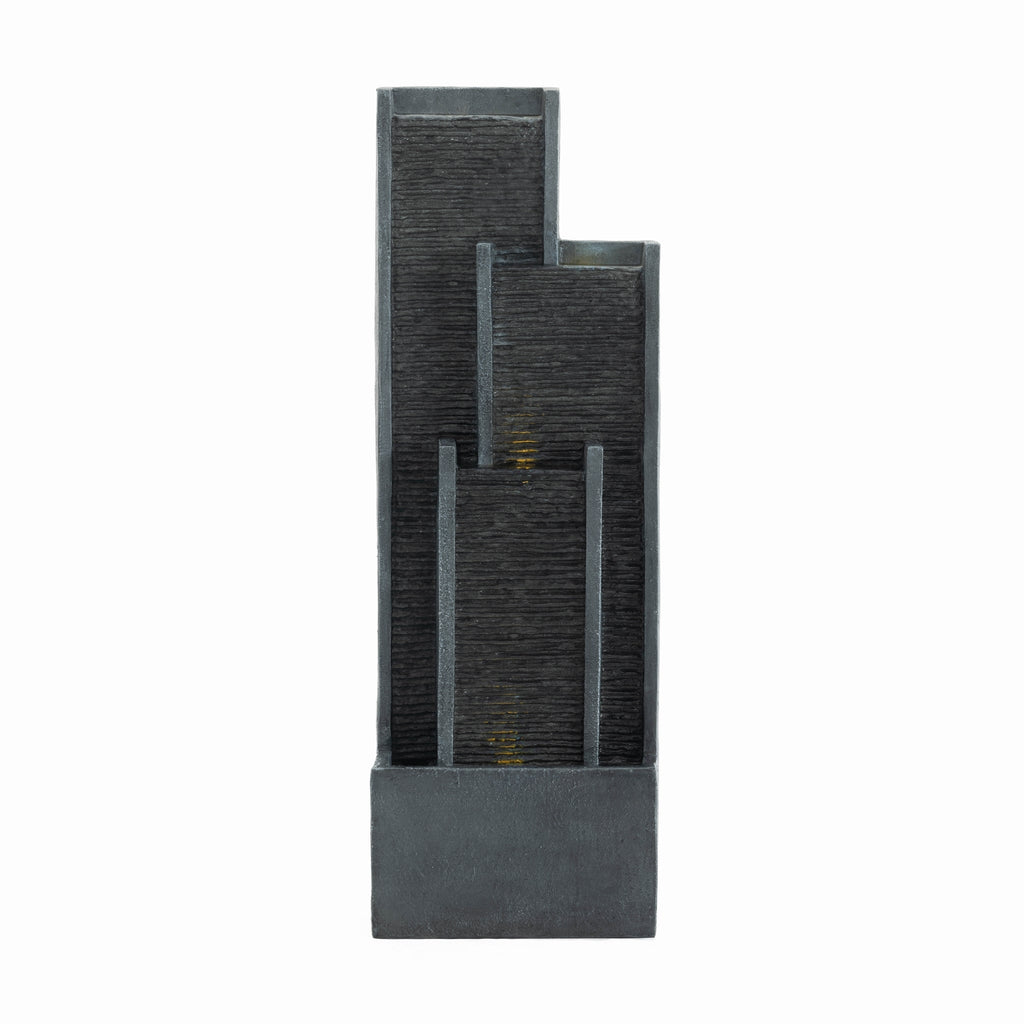 40 Inch Modern Outdoor Water Fountain