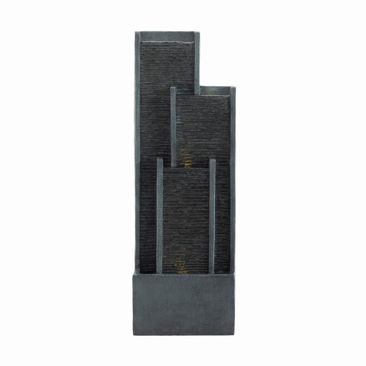 40 Inch Modern Outdoor Water Fountain