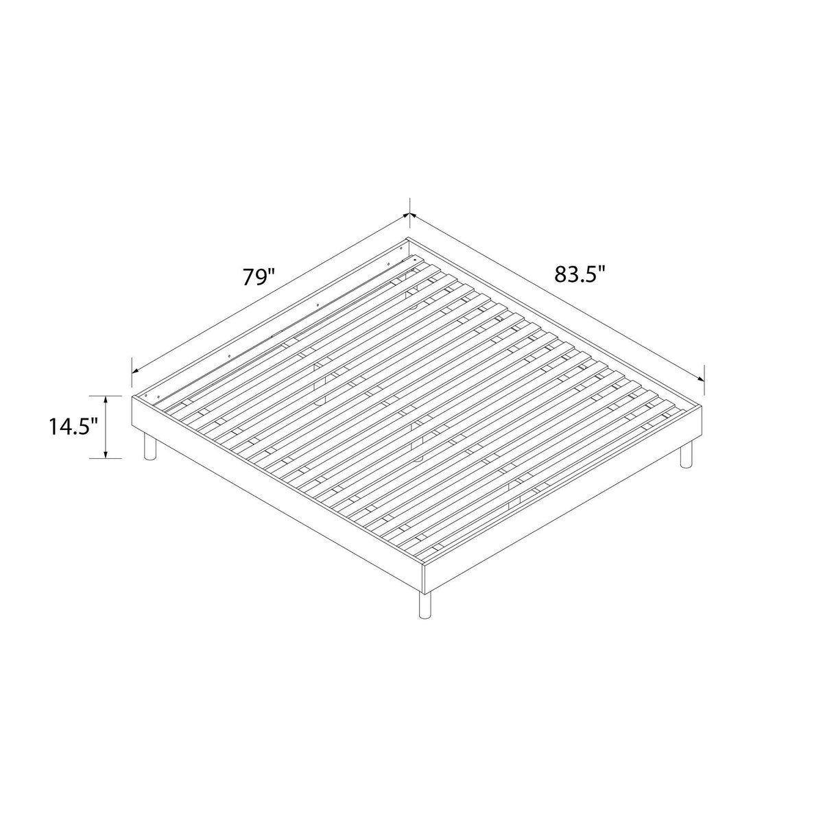 Cologne - Platform Bed