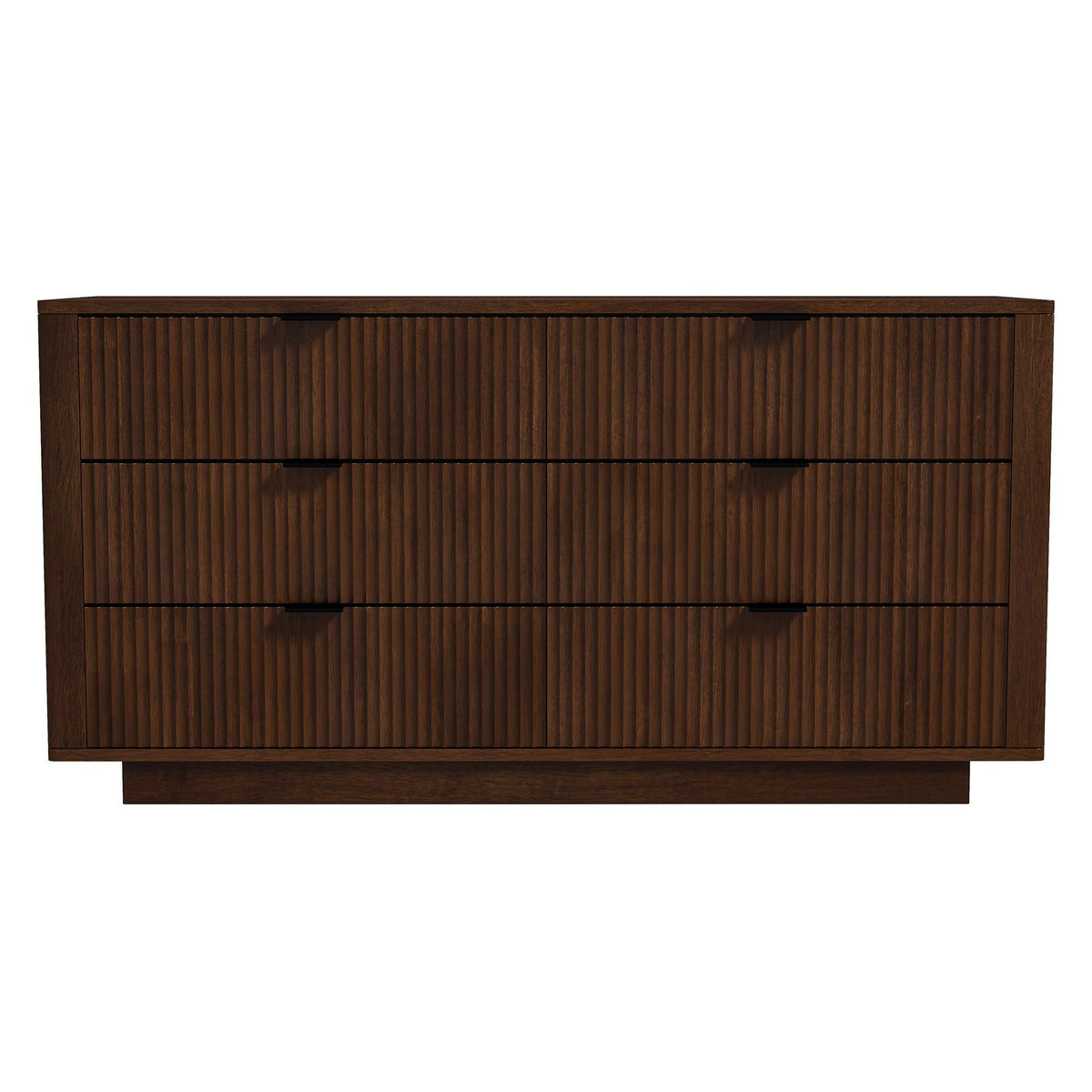 Lola - Dresser With 6 Drawers - Dark Brown
