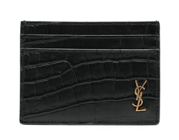 SAINT LAURENT Mini Leather Wallet for Men