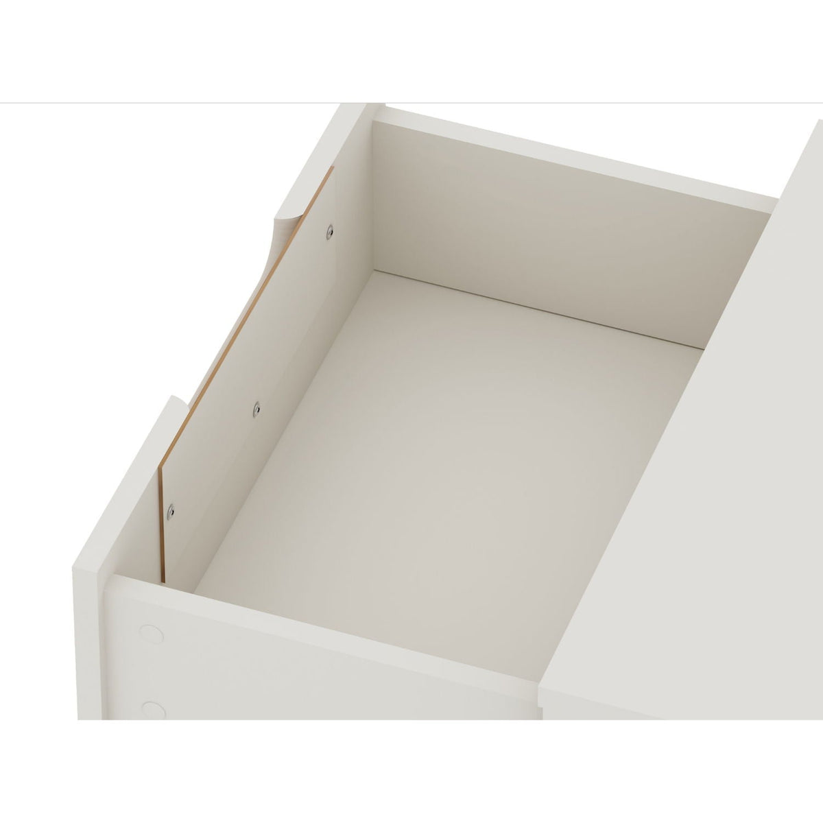 Rockefeller - Nightstand With 2 Drawers - Off White