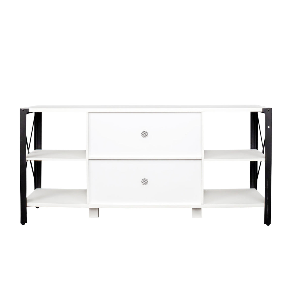 Industrial TV Stand for Living Room and Bedroom
